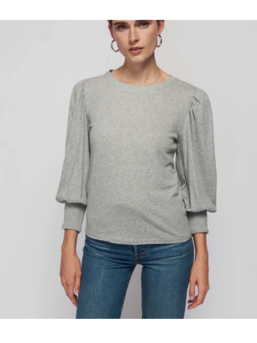 NATION Ltd. Loren Tee Gray Sz S